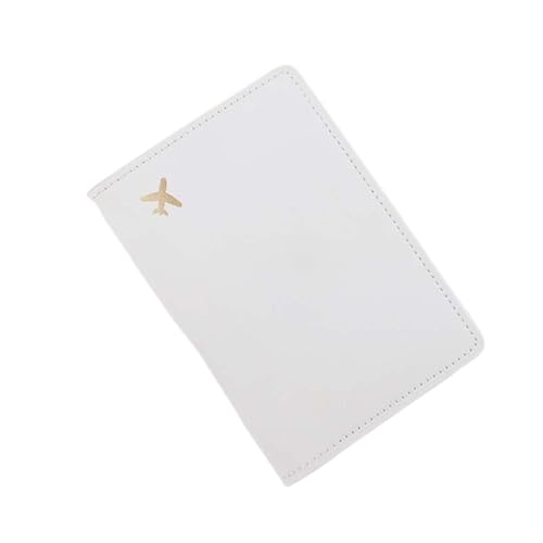 Liebhaber Paar Passport Abdeckung Heißprägen Einfache Flugzeug Frauen Männer Reise Hochzeit Halter(Color-06) von MZYFDC