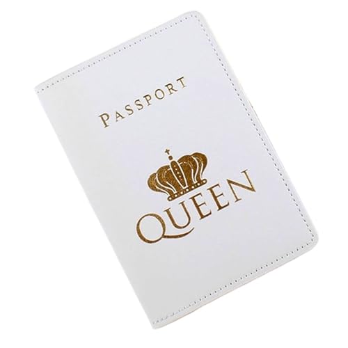 Liebhaber Paar Passport Abdeckung Heißprägen Einfache Flugzeug Frauen Männer Reise Hochzeit Halter(Color-09) von MZYFDC