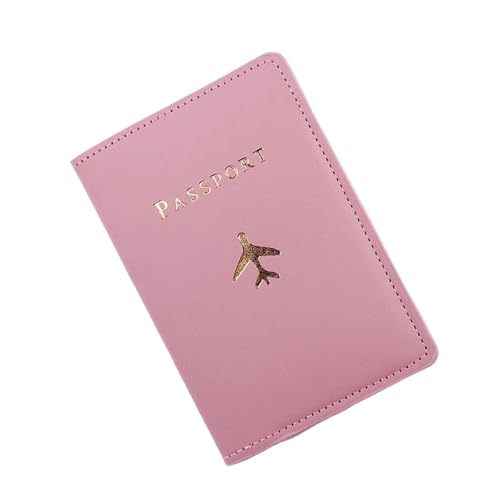 Liebhaber Paar Passport Abdeckung Heißprägen Einfache Flugzeug Frauen Männer Reise Hochzeit Halter(Color-10) von MZYFDC