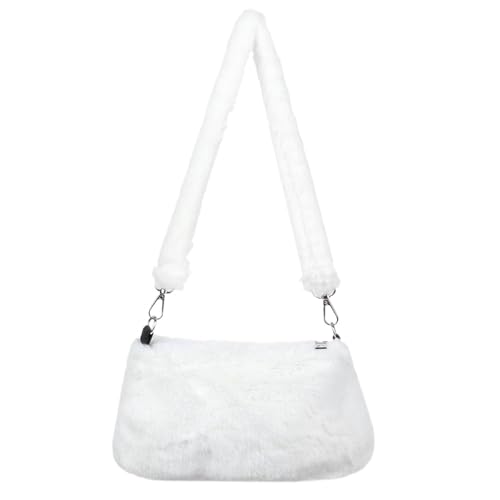 MZYFDC Damen Casual Umhängetasche Plüsch Lady Schulter Unterarmtasche Weibliche Messenger Bag Umhängetaschen(Color 06) von MZYFDC