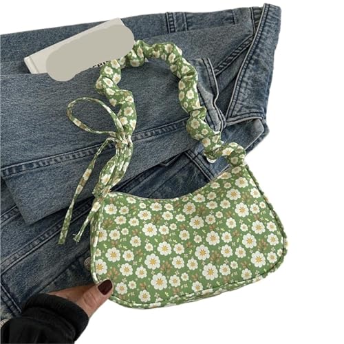 MZYFDC Damen Kleine Unterarmtasche Handtasche Niedlicher Aufdruck Kleine Tragetasche Mini Schultertasche Geldbörse(Color 02) von MZYFDC