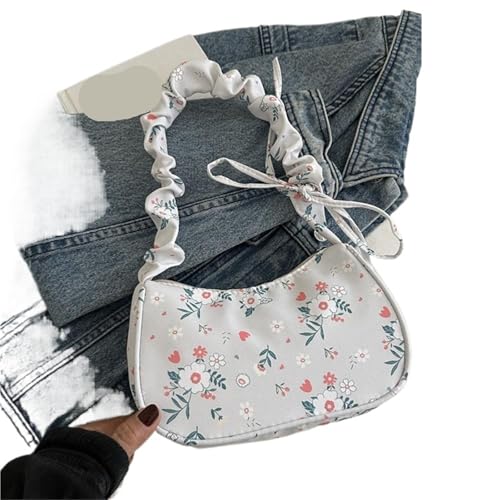 MZYFDC Damen Kleine Unterarmtasche Handtasche Niedlicher Aufdruck Kleine Tragetasche Mini Schultertasche Geldbörse(Color 04) von MZYFDC