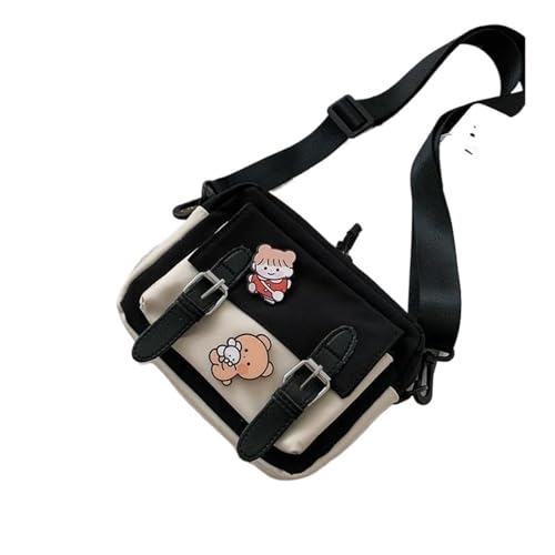 MZYFDC Einzelne Schultertasche for Damen, modische und einfache Unterarmtasche, kleine Handtasche(Black) von MZYFDC