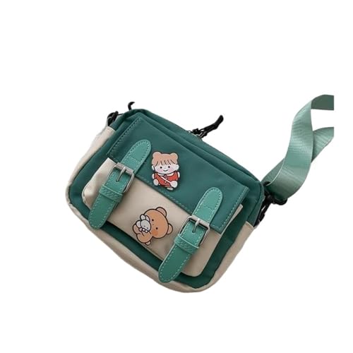 MZYFDC Einzelne Schultertasche for Damen, modische und einfache Unterarmtasche, kleine Handtasche(Green) von MZYFDC