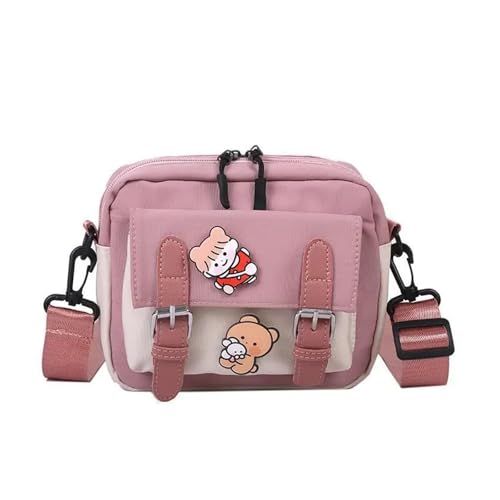 MZYFDC Einzelne Schultertasche for Damen, modische und einfache Unterarmtasche, kleine Handtasche(Pink) von MZYFDC
