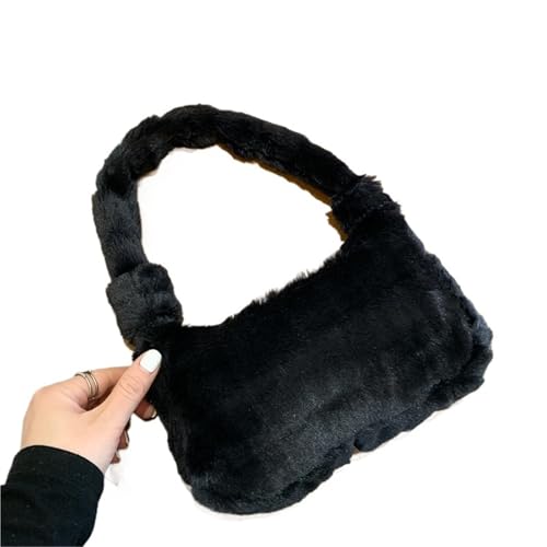 MZYFDC Frauen Damen Umhängetasche Unterarm Tasche Handtasche Design Mädchen Kleine Schulter Taschen(XQD-20232HEI) von MZYFDC