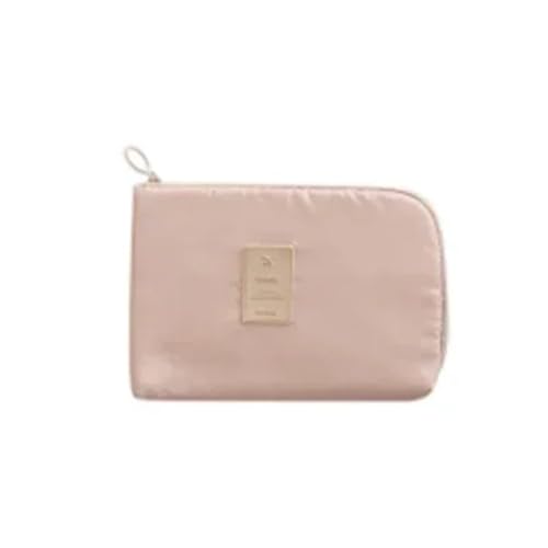 MZYFDC Frauen Datenkabel Aufbewahrungstasche Zubehör Reise Kopfhörer Draht Organizer Verpackung Fall Multifunktions-Passhalter(Beige) von MZYFDC