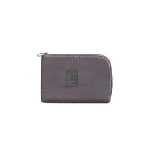 MZYFDC Frauen Datenkabel Aufbewahrungstasche Zubehör Reise Kopfhörer Draht Organizer Verpackung Fall Multifunktions-Passhalter(Grey) von MZYFDC