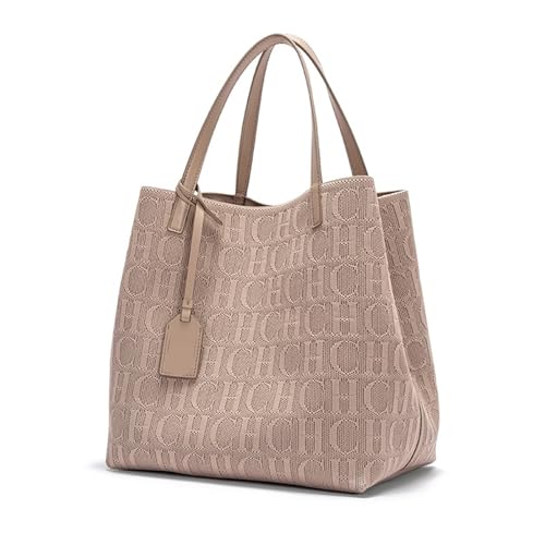 MZYFDC Große Kapazität Umhängetasche Damen Handtasche Mode Klassische Unterarmtasche(Khaki) von MZYFDC