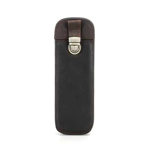 MZYFDC Handgemachte Leder 3 Slot Pen Case Vintage Brunnen Halter Lagerung Bleistift Box Büro Schule Schreibwaren Tasche Beste von MZYFDC