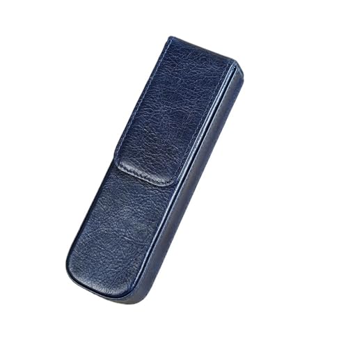 MZYFDC Leder 2 Slots Stift Fall Magnetische Schnalle Mit Herausnehmbaren Fach Halter Bleistift Box Büro Schule Tasche(Color4) von MZYFDC