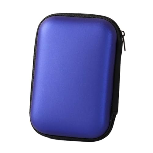 MZYFDC Reise-Aufbewahrungstasche Ladekoffer for Kopfhörerpaket Reißverschluss Tragbare Kabel-Organizer Elektronik(Blue1) von MZYFDC