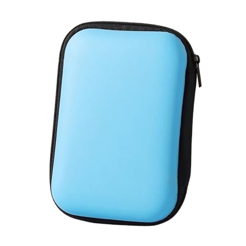 MZYFDC Reise-Aufbewahrungstasche Ladekoffer for Kopfhörerpaket Reißverschluss Tragbare Kabel-Organizer Elektronik(Blue2) von MZYFDC