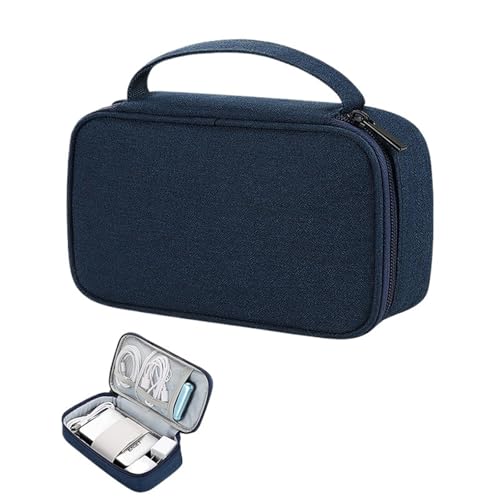 MZYFDC Reise Tragbare Digitale Zubehör Lagerung Tasche Organizer Von Handy U Disk Lade Bank Daten Kabel(M Blue) von MZYFDC