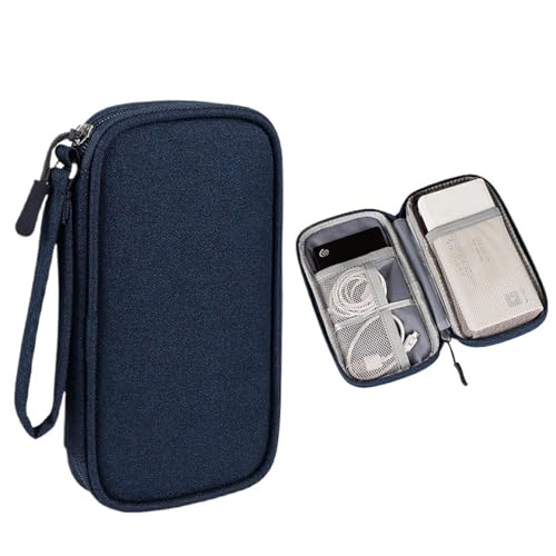 MZYFDC Reise Tragbare Digitale Zubehör Lagerung Tasche Organizer Von Handy U Disk Lade Bank Daten Kabel(S Blue) von MZYFDC