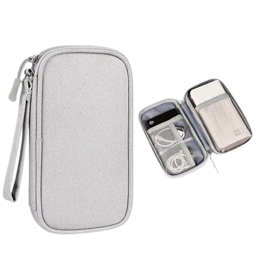 MZYFDC Reise Tragbare Digitale Zubehör Lagerung Tasche Organizer Von Handy U Disk Lade Bank Daten Kabel(S Grey) von MZYFDC