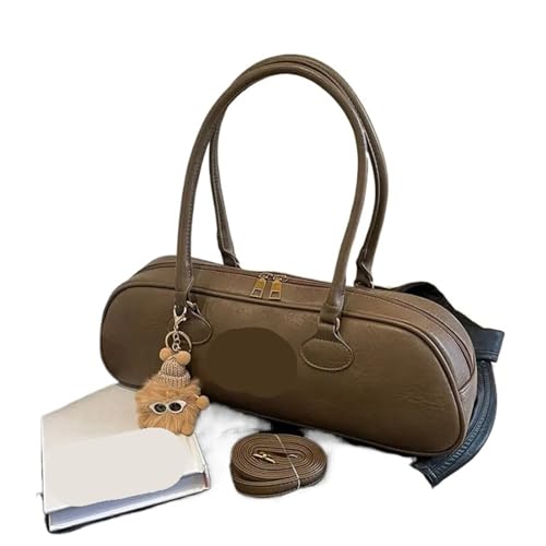 MZYFDC Reißverschluss Nähen Umhängetasche Damen Taschen Neue Retro Vielseitige Unterarmtasche(Color 1) von MZYFDC