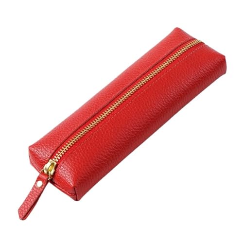 MZYFDC Stift Tasche Version Zipper Schreibwaren Lagerung for Studenten Büro Liefert(Red) von MZYFDC