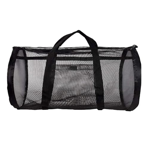 MZYFDC Surfen Schwimmen Multifunktionale Schnorcheln Faltbare Mesh Tote Tragbare Nylon Outdoor Scuba Tauchen Extra Große Strand Lagerung Tasche(75X40X40) von MZYFDC