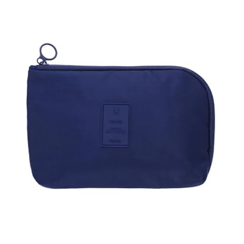 MZYFDC Tragbare Datenkabel Aufbewahrungstasche Reise Kopfhörer Draht Organizer Fall Multifunktions-Headset(Dark Blue) von MZYFDC