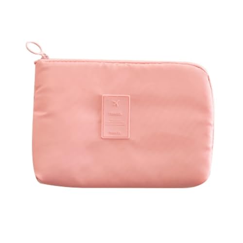 MZYFDC Tragbare Datenkabel Aufbewahrungstasche Reise Kopfhörer Draht Organizer Fall Multifunktions-Headset(Pink) von MZYFDC