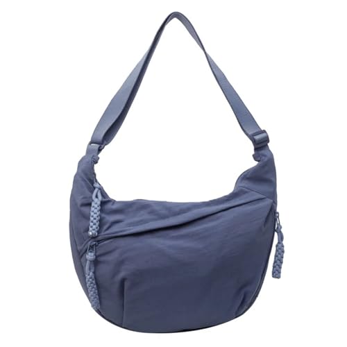 MZYFDC Umhängetasche Große Kapazität Damen Messenger Bag Freizeit Vielseitige Schulter Hobos Tasche(Blue) von MZYFDC