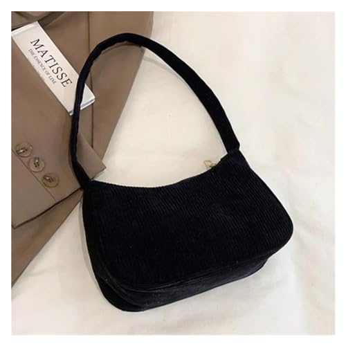 MZYFDC Winter Cord Unterarm Tasche Casual Frauen Schulter Taschen Reise Achselhöhle Einkaufstasche Telefon Tasche Zipper Weibliche Handtasche Kupplung von MZYFDC