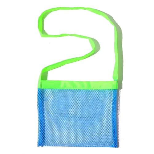 Outdoor-Strand-Netztasche Sand weg faltbare mobile Spielzeug Kleidung Lagerung Kleinigkeiten Organisatoren Rucksack(S-blue) von MZYFDC