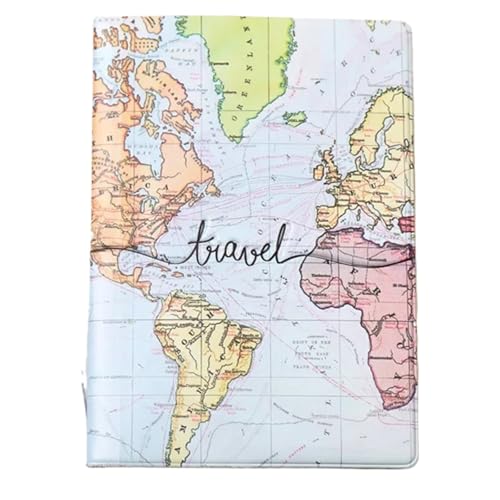 PU Leder Reisepass Abdeckung Männer Frauen Halter ID Karte Dokumente Brieftasche Tasche Zubehör(Color-04) von MZYFDC