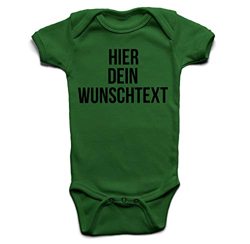 Baby Body mit Wunschtext - Selber gestalten mit dem Amazon Designertool - Tshirt Druck - Shirt Designer Babybody Strampler kelly 12-18 Monate von Ma2ca