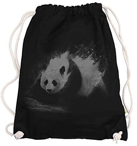 Ma2ca® - Panda Bear Bär Pandabär Gymsac Turnbeutel - Stoffbeutel Tasche Hipster Sportbeutel Rucksack Bedruckt von Ma2ca