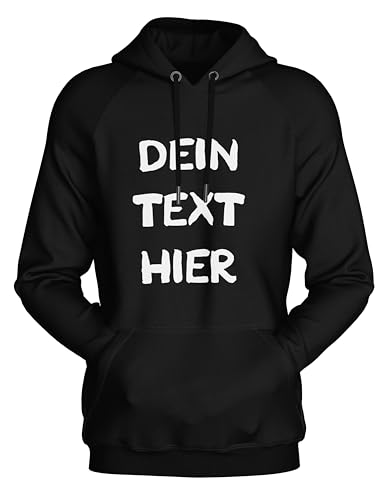 Ma2ca Damen Hoodie Kapuzenpullover Frauen mit Wunschtext Personalisieren/Selber gestalten für Jungesellenabschied JGA Black XXL von Ma2ca