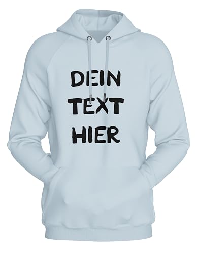 Ma2ca Damen Hoodie Kapuzenpullover Frauen mit Wunschtext Personalisieren/Selber gestalten für Jungesellenabschied JGA Pure_Sky s von Ma2ca