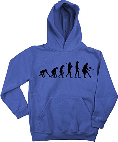 Ma2ca - Evolution Tennis Kinder Kapuzensweatshirt Premium Kids Hoodie-royal-l von Ma2ca