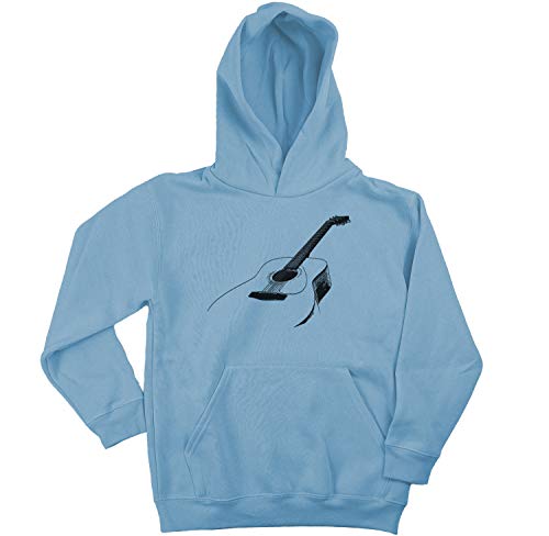 Ma2ca Unplugged Gitarre Kinder Kapuzenpullover Hoodie-SkyBlue-XXL von Ma2ca