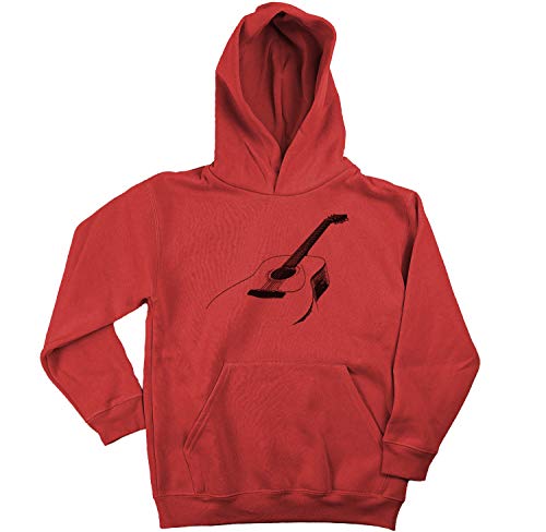 Ma2ca Unplugged Gitarre Kinder Kapuzenpullover Hoodie-red-XL von Ma2ca