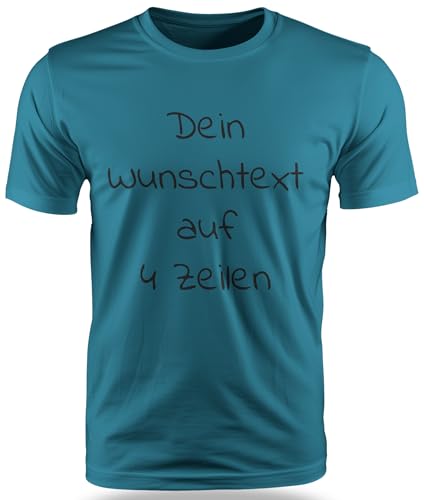 T-Shirt mit Wunschtext - Selber gestalten mit dem Amazon T Shirt Designer - Tshirt Druck - Shirt Designer Herren Männer T-Shirt-Atoll-l von Ma2ca