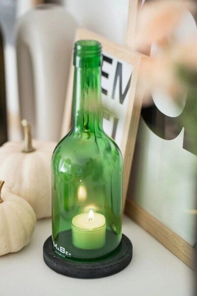 MaBe Windlicht klein - passt immer und überall - Natürlichkeit pur von MaBe