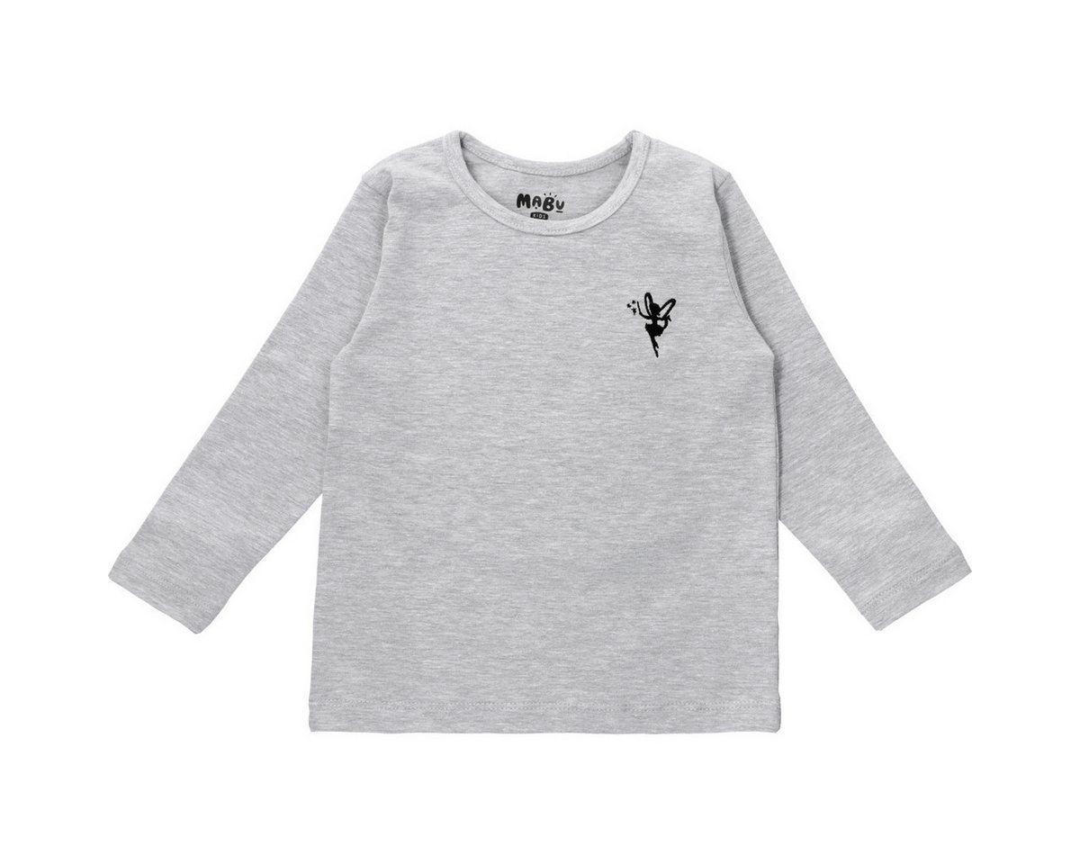 MaBu Kids Langarmshirt Fairy Mädchen Pullover, Sweatshirt, Pulli, Shirt, Longsleeve von MaBu Kids