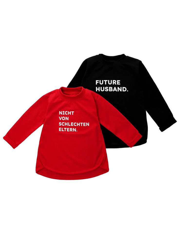 MaBu Kids Langarmshirt Set Future Husband, Nicht von schlechten Eltern (1-tlg) von MaBu Kids