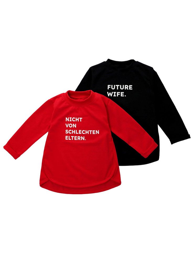 MaBu Kids Langarmshirt Set Future Wife, Nicht von schlechten Eltern (1-tlg) von MaBu Kids