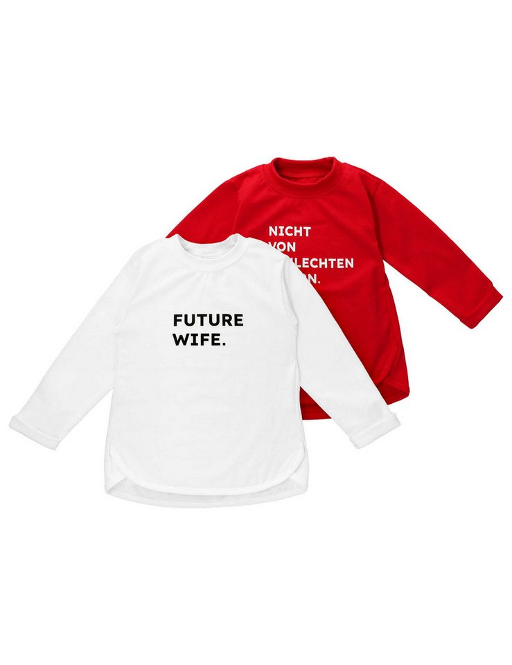 MaBu Kids Langarmshirt Set Future Wife, Nicht von schlechten Eltern (1-tlg) von MaBu Kids