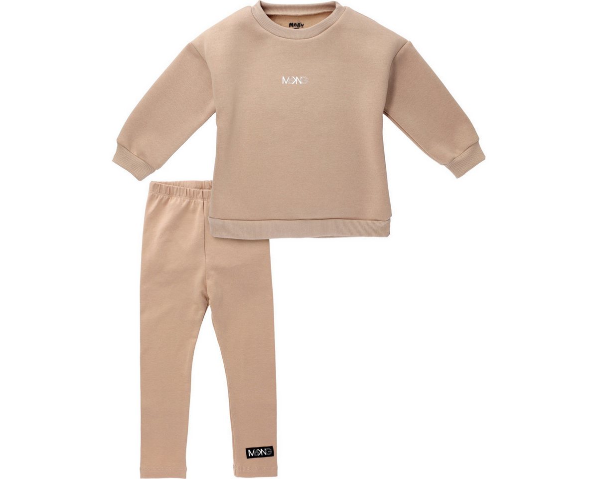 MaBu Kids Langarmshirt & Leggings MRKNG Unisex Kinder (2-tlg) Kinderset, Kinder Outfit, Kinder Pullover, Kinderleggings, Zweiteiler von MaBu Kids