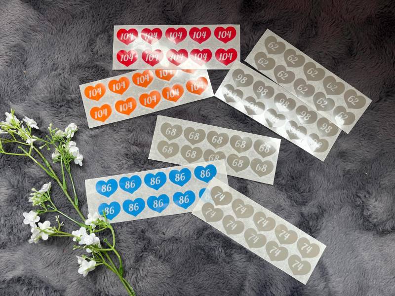 Größenetiketten Zum Einbügeln von MaFiJasSchneiderlein