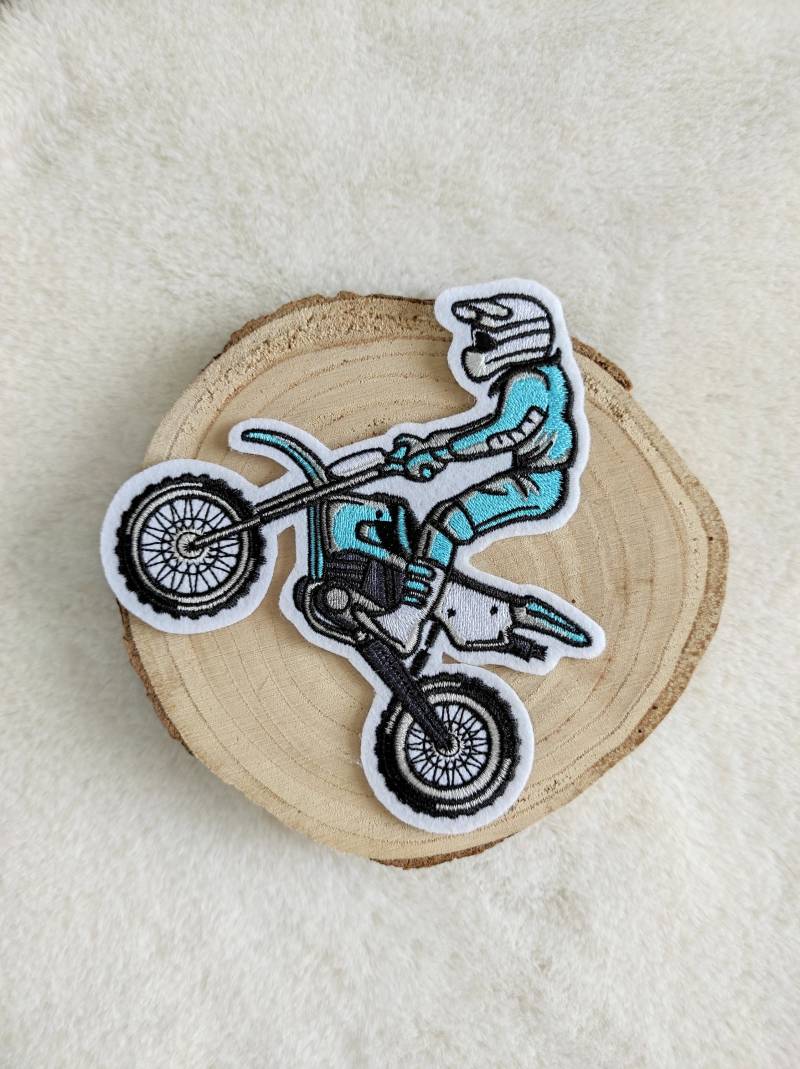stickapplikation Motocross Aufnäher Und Oder Aufbügler von MaLuVonJacqueline
