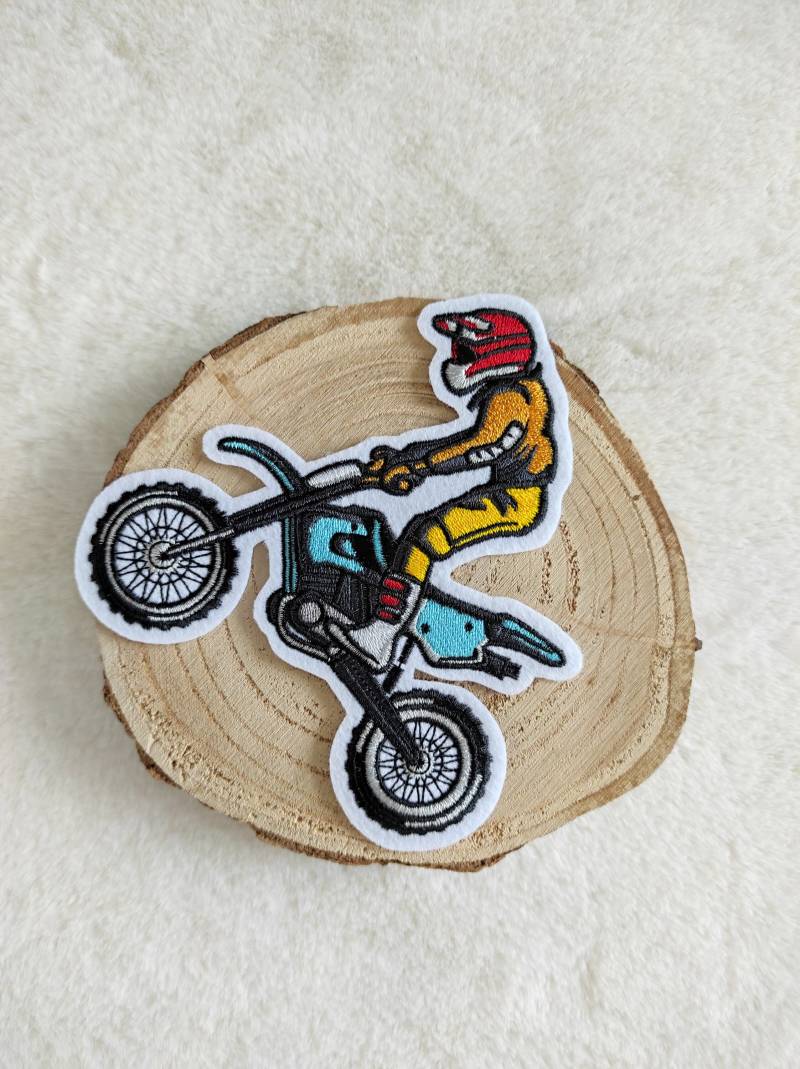 stickapplikation Motocross Aufnäher Und Oder Aufbügler von MaLuVonJacqueline
