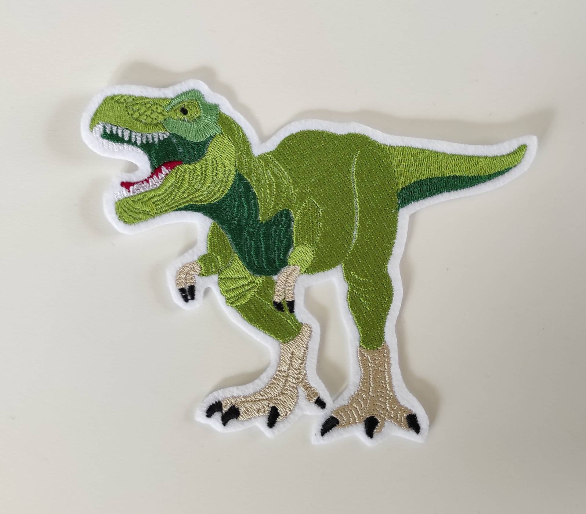 xl Dinosaurier Dino T-Rex Stickapplikation Aufbügler Oder Aufnäher von MaLuVonJacqueline