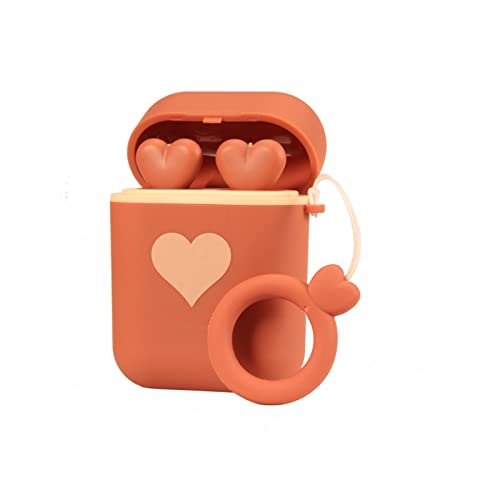 Lippenstift Lipstick Set Ohrhörer LipglossSchlüsselanhänger, 2-in-1 langanhaltend,wasserfest, flüssig,samtig matt, Mini Lipgloss Antihaft Becher für Damen Mädchen,1 Stück (One Size) von MaNMaNing