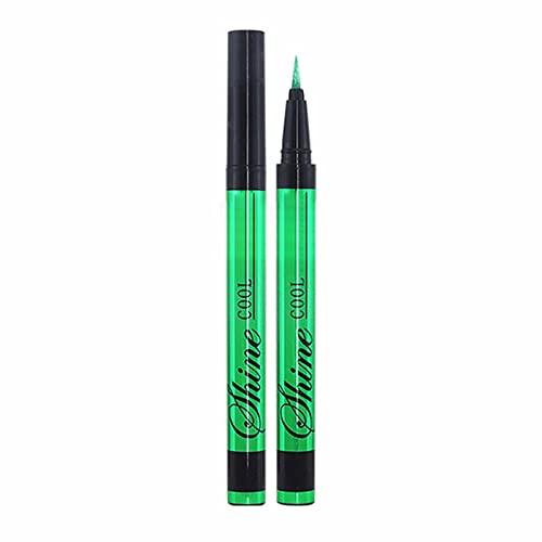 MaNMaNing Bunter Perlglanz-Eyeliner-Stift verblasst nicht und Flecken-Eyeliner-Flüssigkeit verblasst nicht 2 ml MAN2340521 (D, One Size) von MaNMaNing