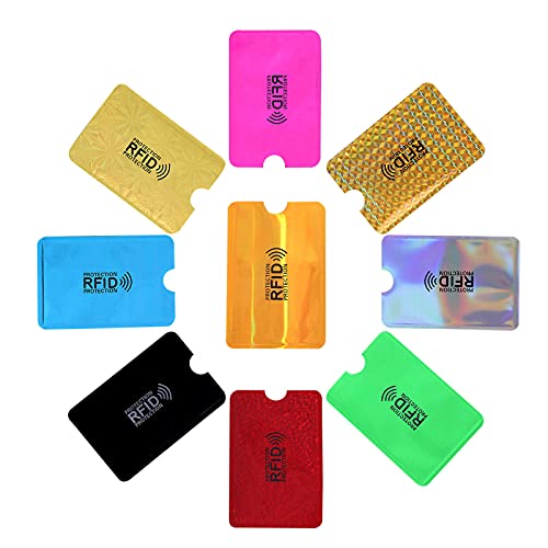 MaNMaNing Kartenabschirmkarte für Kreditkartenidentitätsdiebstahl Debithüllenschutz RFID Sonstiges (Gold, One Size) von MaNMaNing